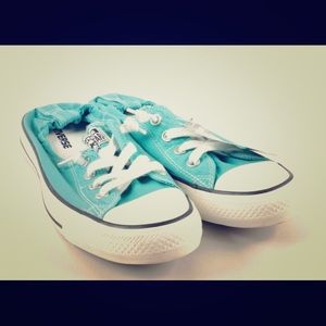 Converse shoreline 7.5 teal nwob